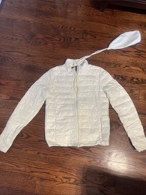 Buffalo David Bitton White Packable Quilted Jacket